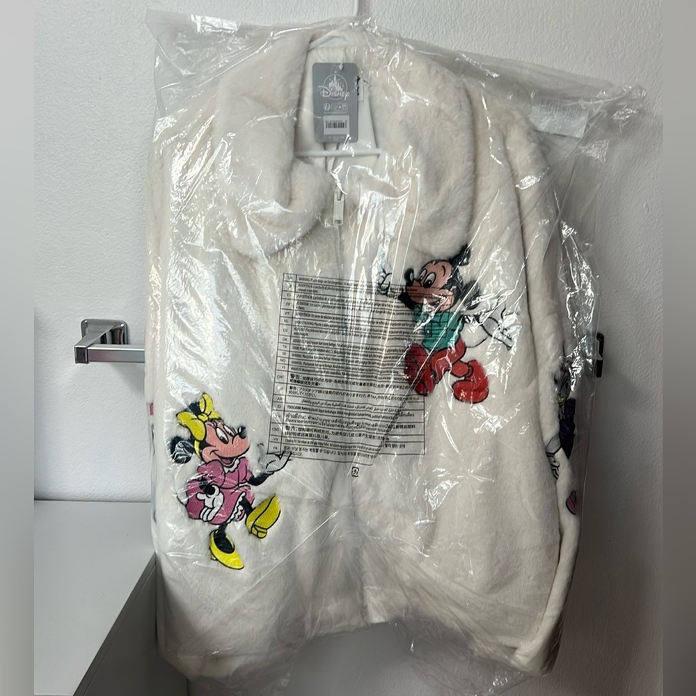 Mickey Mouse and Friends Faux Fur Jacket for Adults